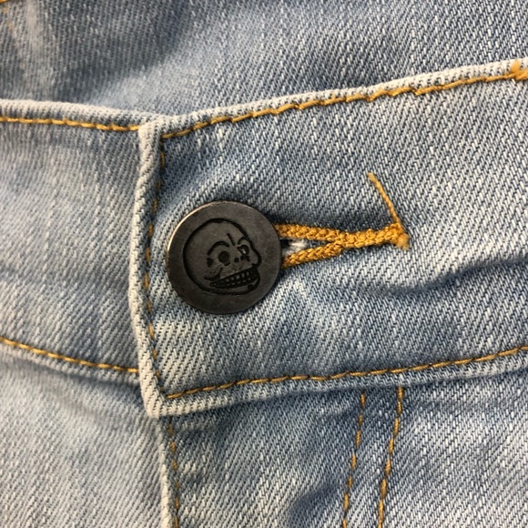 Cheap Monday high waisted denim shorts - Picture 3 of 8